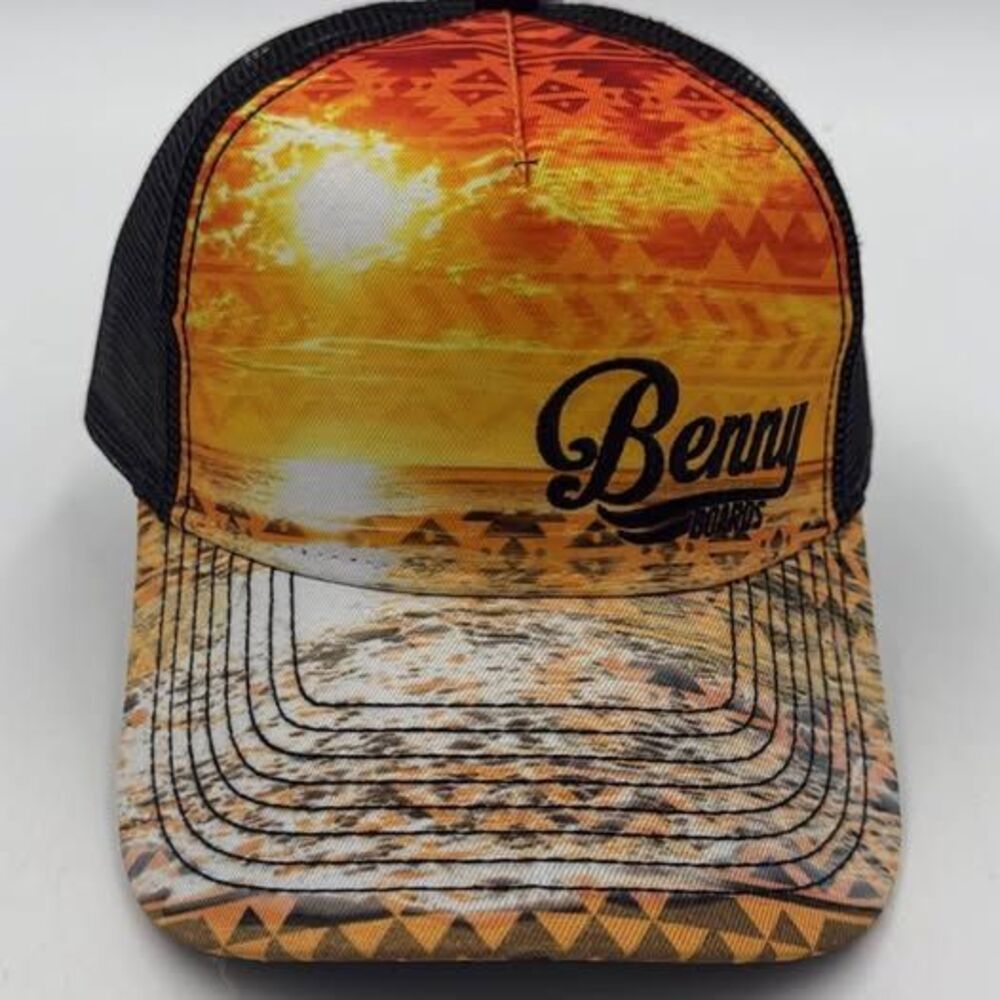 New Benny Boards Cap America Adjustable Hat Trucker Mesh